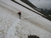 Snow covered trail